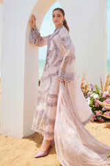 3 Piece Unstitched Embroidered Jacquard Lawn Suit
