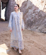 Hania Amir 3 Piece Unstitched Embroidered Lawn Suit