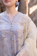 Hania Amir 3 Piece Unstitched Embroidered Lawn Suit