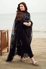 3 Piece Unstitched Embroidered Lawn Suit