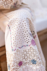 3 Piece Unstitched Embroidered Lawn Suit