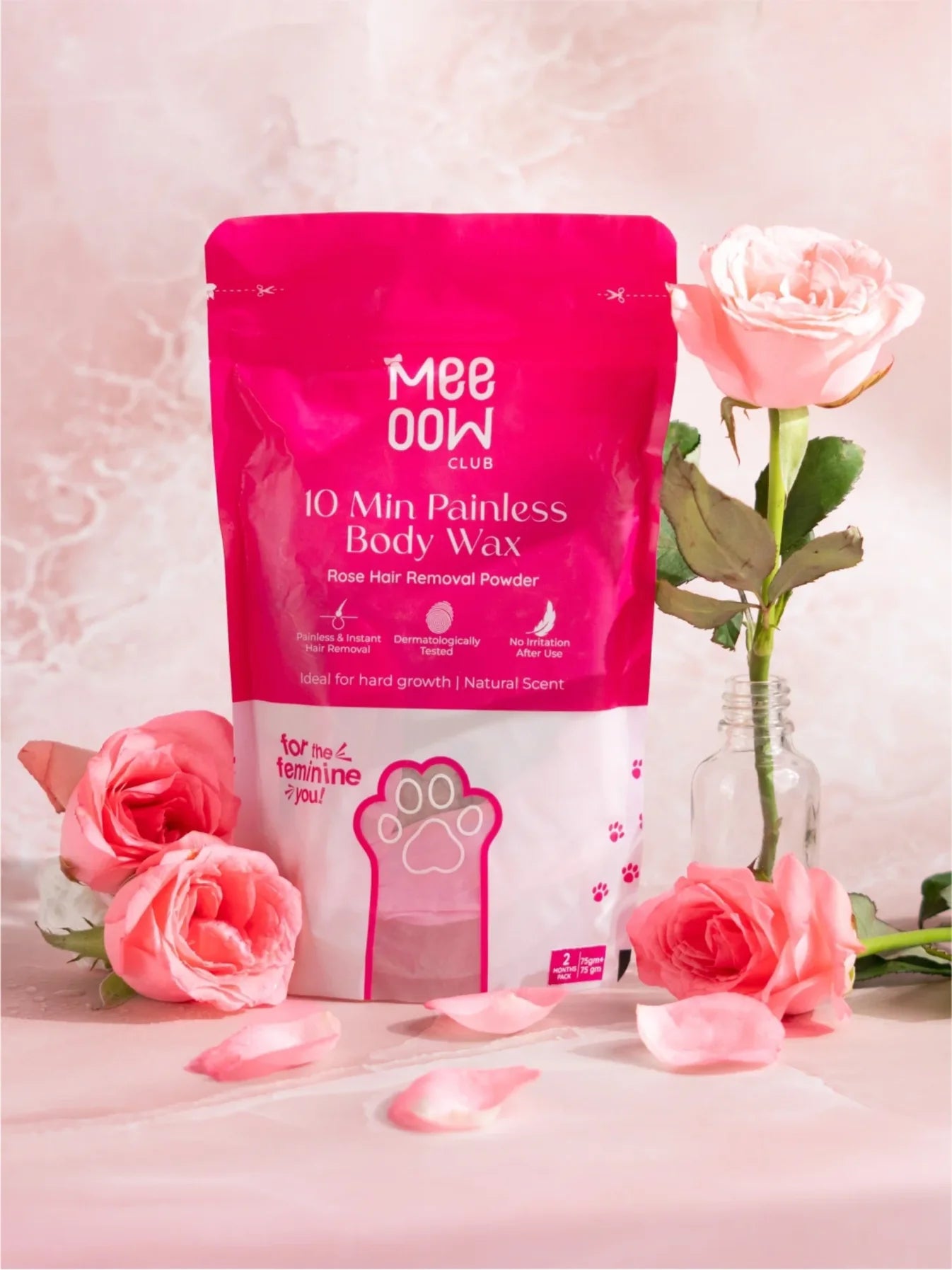 Meow Body Hair Removal Wax Powder