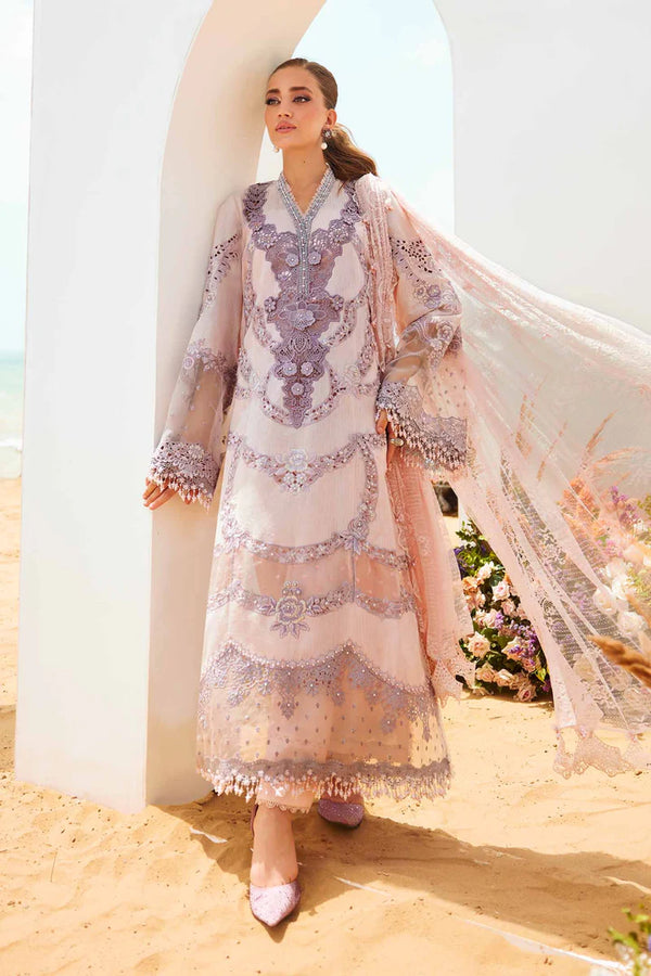 3 Piece Unstitched Embroidered Jacquard Lawn Suit