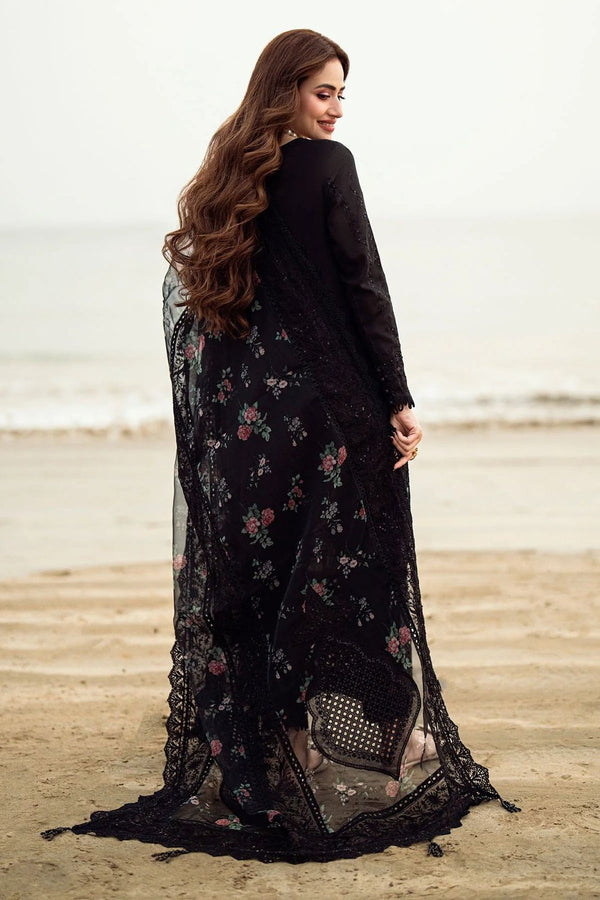 3 Piece Unstitched Embroidered Lawn Suit