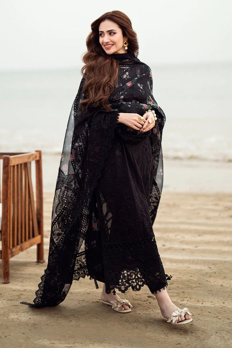 3 Piece Unstitched Embroidered Lawn Suit