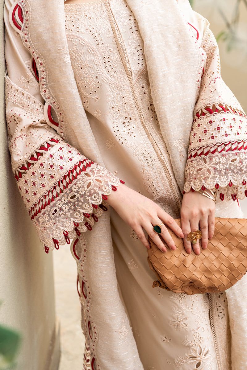 Hania Amir 3 Piece Unstitched Embroidered Lawn Suit
